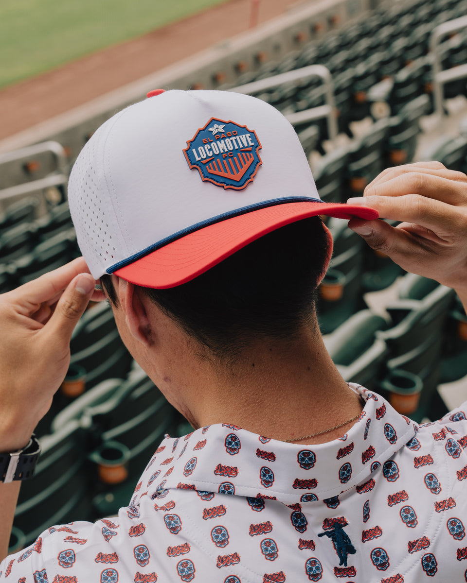 LOCOS 4TH OF JULY WHITE SNAP BACK – El Paso Locomotive FC Team Shop