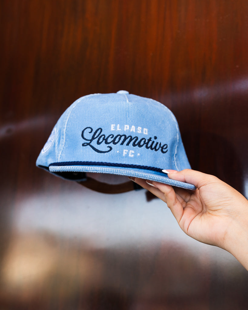 LOCOS BLUE CORDUROY HAT- ZEPHYR – El Paso Locomotive FC Team Shop